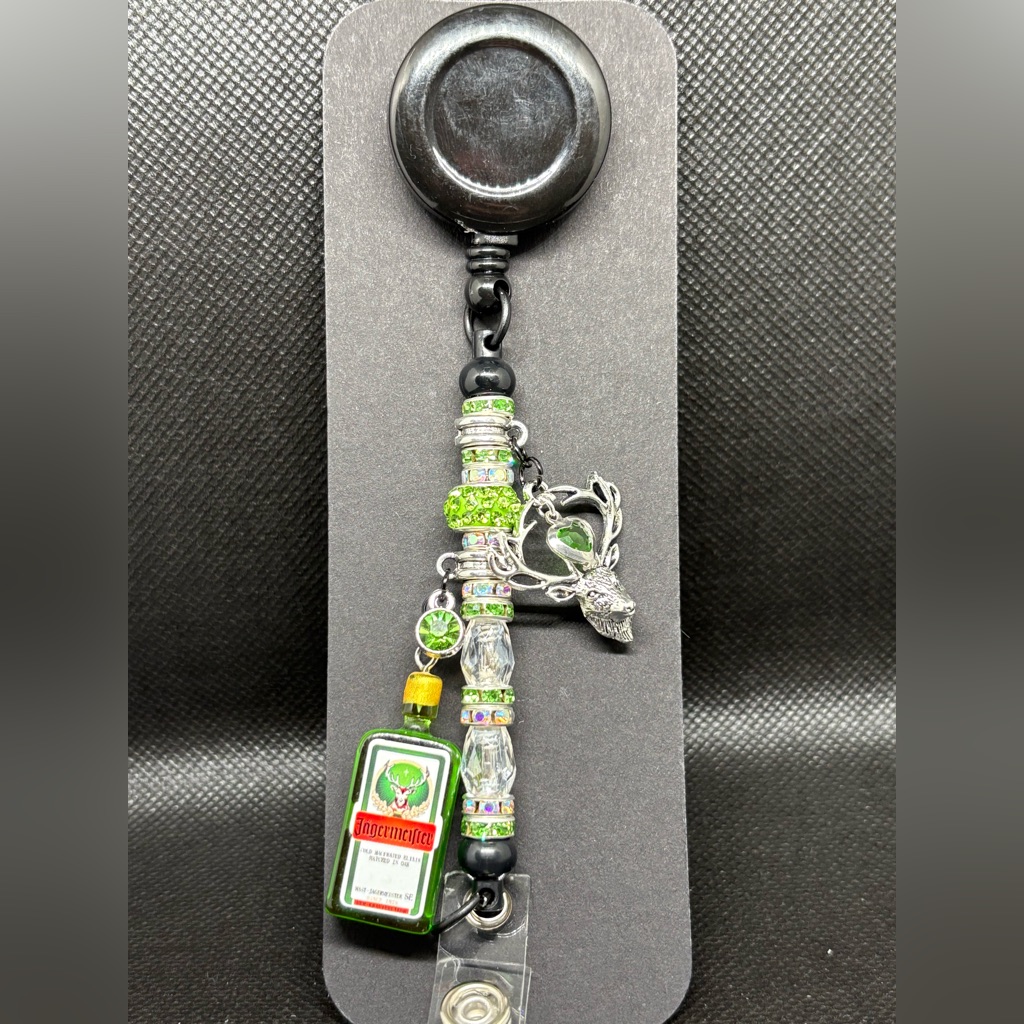 New Retractable Badge Clip Bartender Jagermeister